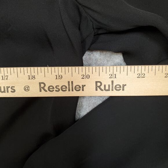 Diane Von Furstenberg Top Womens Small Silk Popover Balloon Long Sleeve Blouse - Picture 8 of 10